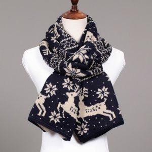 Reindeer Knit Scarf